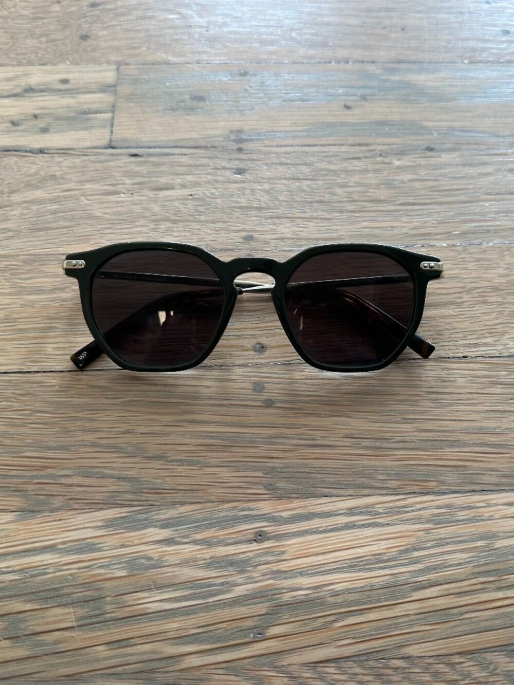 Warby Parker Rustin Sunglasses Olive Green Riesling Medium 48-20-142